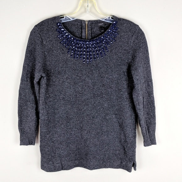 J. Crew | Gray Wool Sweater - H11 - Picture 1 of 6